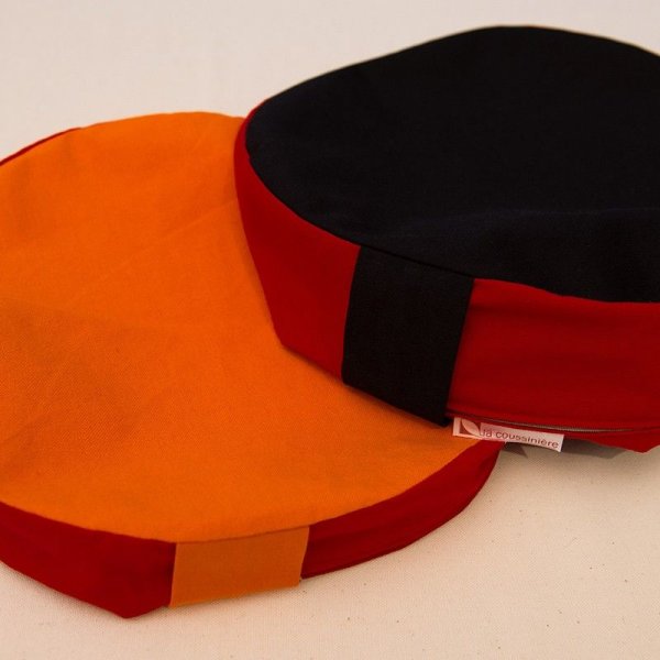 Housse de protection pour coussin zafu avec poign&eacute;e