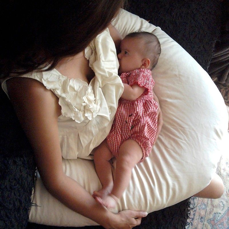 Taie pour coussin de maternit&eacute; en coton bio